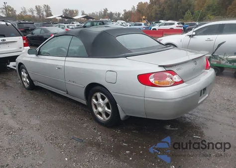2002 Toyota Camry Solara Sle V6 z USA, uszkodzony, nr VIN 2T1FF28P42C600566